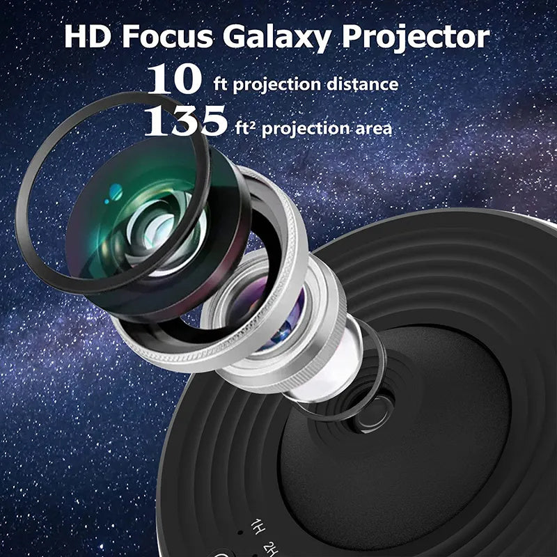 Night Light Galaxy Projector Starry Sky Projector 360 Rotate Planetarium Lamp For Kids